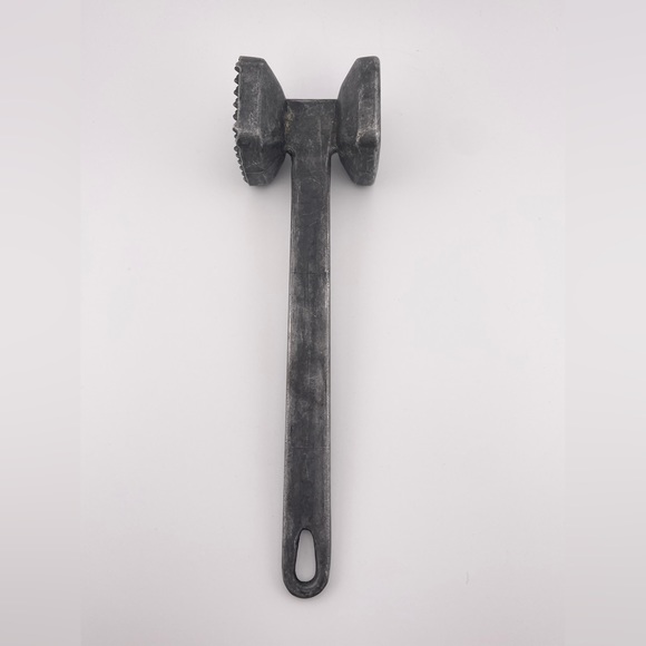 Vintage, Silver Meat Tenderizer Two Sided Hammer Mallet Tool - Picture 4 of 6